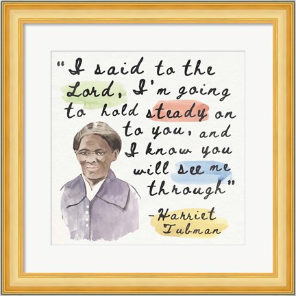 Framed Harriet Tubman I Print