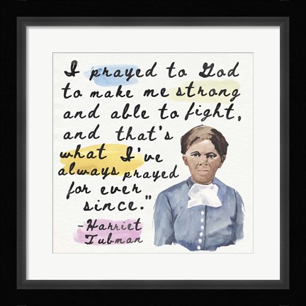 Framed Harriet Tubman II Print