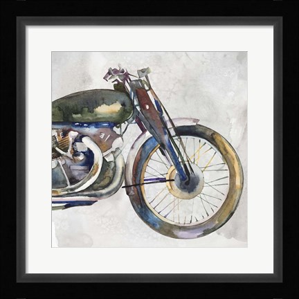 Framed Moto Metal II Print