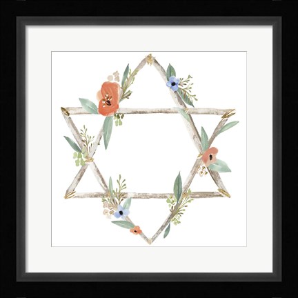 Framed Adorned Star I Print