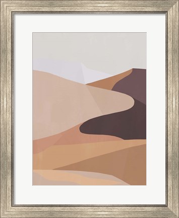 Framed Desert Dunes I Print