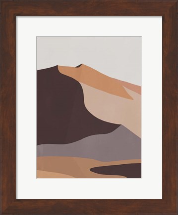Framed Desert Dunes II Print