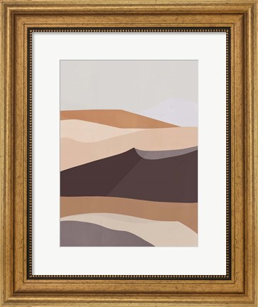 Framed Desert Dunes III Print