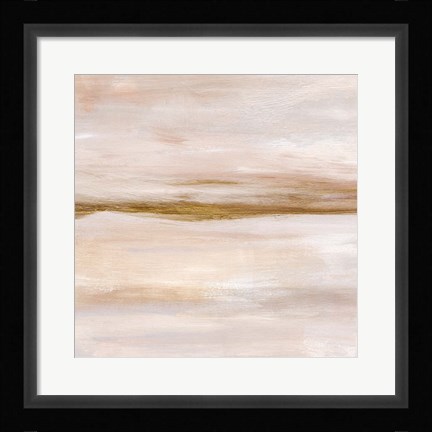 Framed Golden Horizon I Print