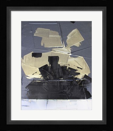 Framed Gold Divided III Print