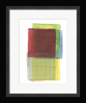 Framed Graphene I Print