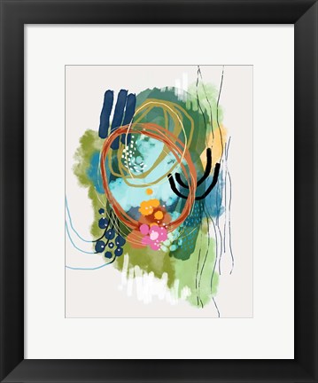 Framed Lilies On The Lake Print