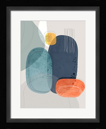 Framed Rocks Duo 01 Print