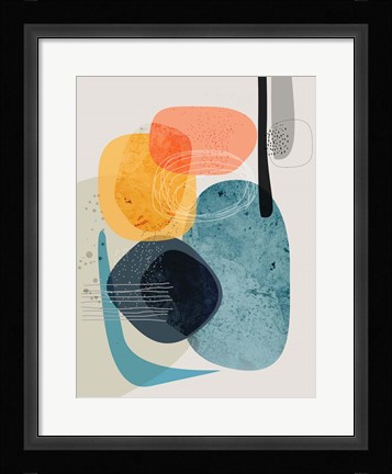 Framed Tangled Rocks Print