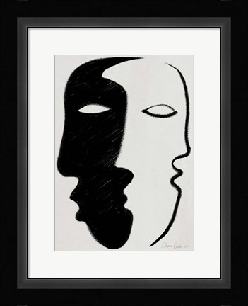 Framed Face to Face Print
