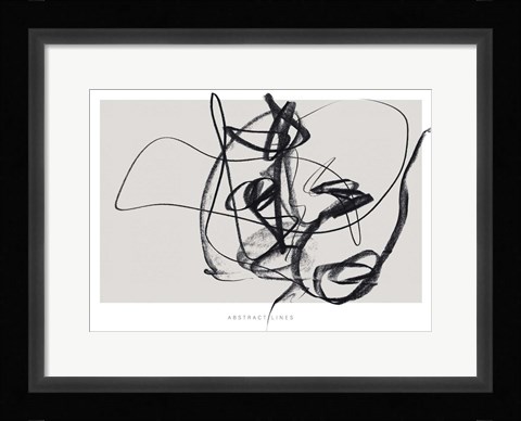 Framed Lines 2 Print