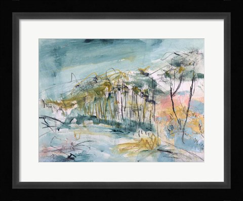 Framed Black Sands on The Road From Haast Print