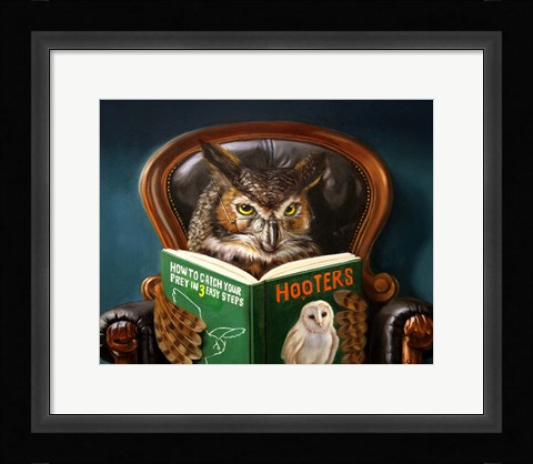 Framed Owl Porn Print