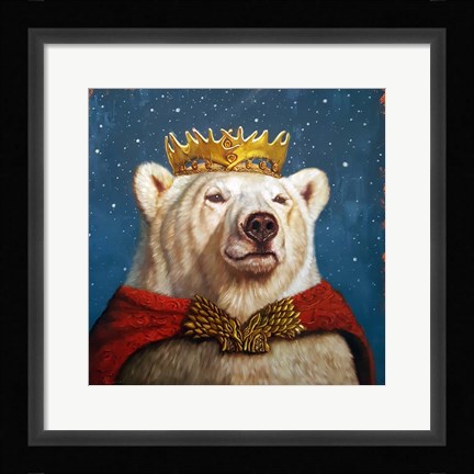 Framed Snow King Print