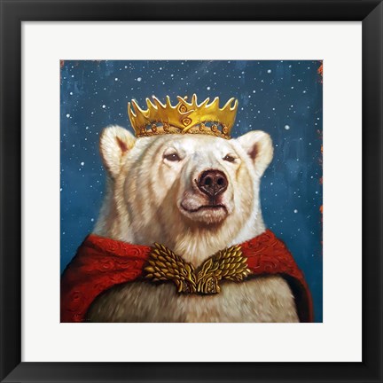 Framed Snow King Print