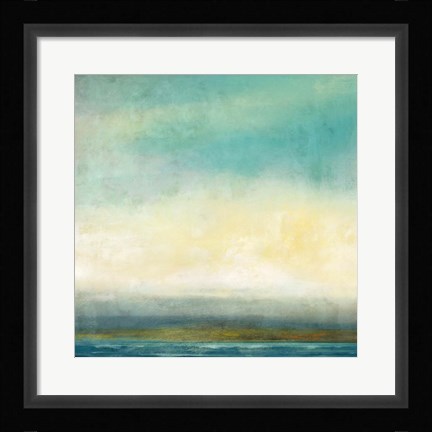 Framed Blue Tide Print