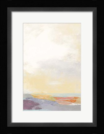 Framed Pastel Sea Print
