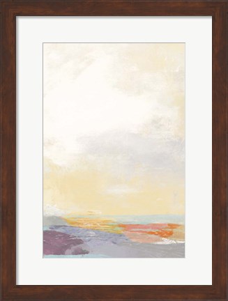 Framed Pastel Sea Print