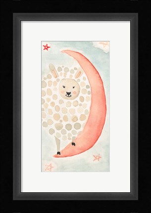 Framed Counting Sheep No. 4 Print