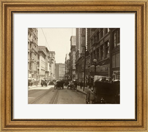 Framed Market Street I Print