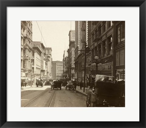 Framed Market Street I Print
