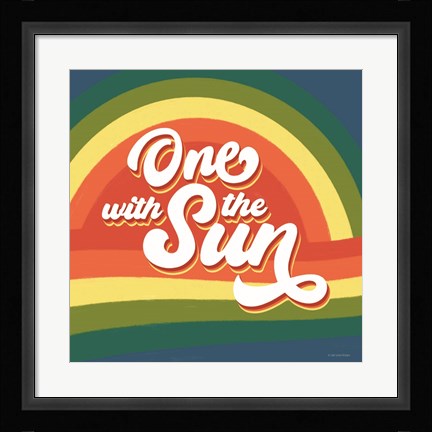 Framed One with the Sun Print