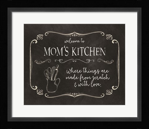 Framed Mom's Kitchen Print