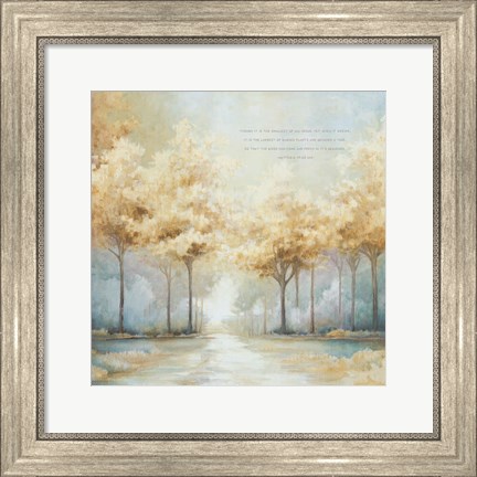 Framed Becomes a Tree Print