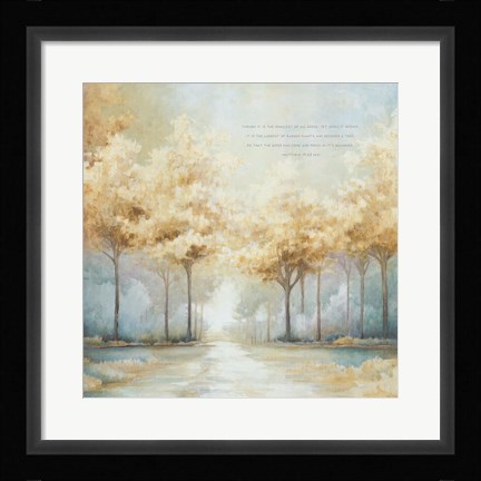 Framed Becomes a Tree Print