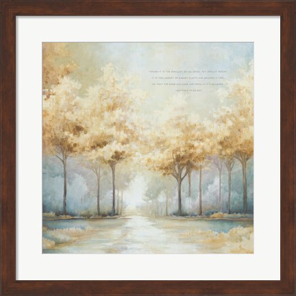 Framed Becomes a Tree Print