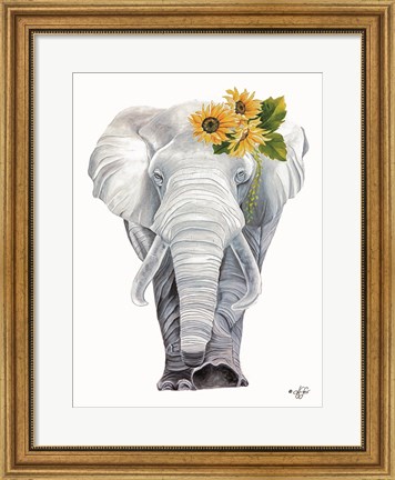 Framed Sunflower Ellie Print