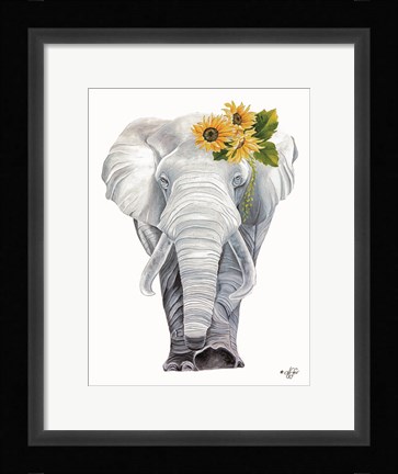 Framed Sunflower Ellie Print