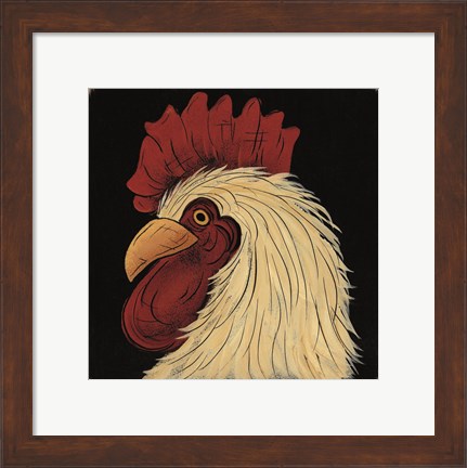 Framed Mr. Rooster Print