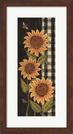 Framed Farmhouse Sunflowers I Print