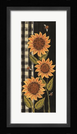 Framed Farmhouse Sunflowers II Print