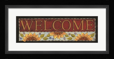 Framed Warm Welcome II Print