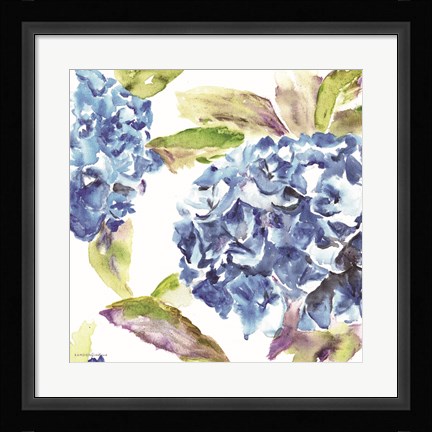 Framed Hydrangea Print