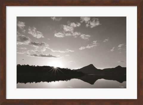 Framed Estes Lake Sunrise Print