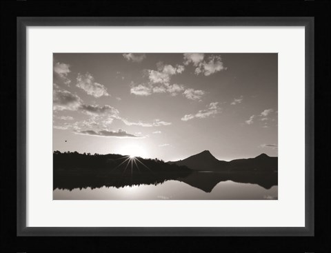 Framed Estes Lake Sunrise Print
