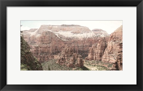 Framed Hiking in Zion Print