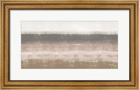 Framed Striped Abstract 3 Print