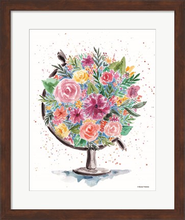 Framed Flower Globe Print