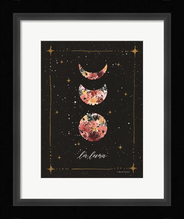 Framed La Luna Moon Phases Print