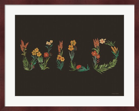 Framed Wild Botanical Print
