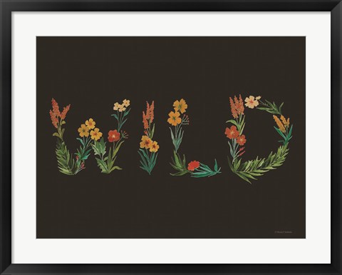Framed Wild Botanical Print