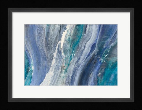 Framed Merging Rivers Print