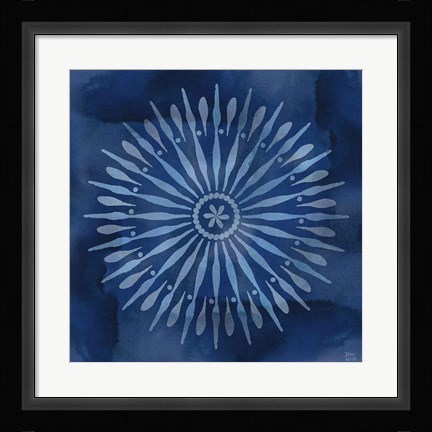 Framed Indigo Splash III Print
