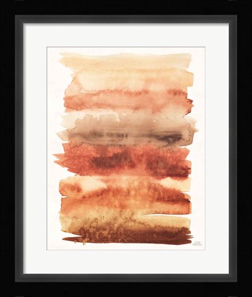 Framed Desert Blooms Abstract I Fall Print