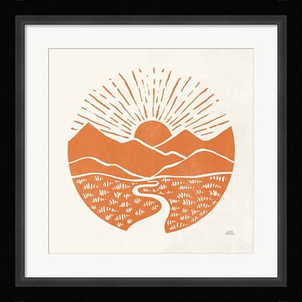 Framed On the Horizon I Print