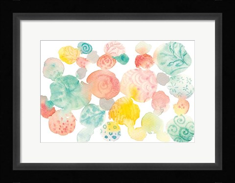 Framed Color Dots Print